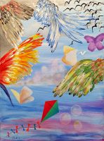 Beflügelt - 80x60 cm (2020) befluegelt