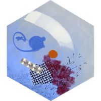 Abstrakt Bleu II - Kantenlänge 30 cm  (2013) bleu2